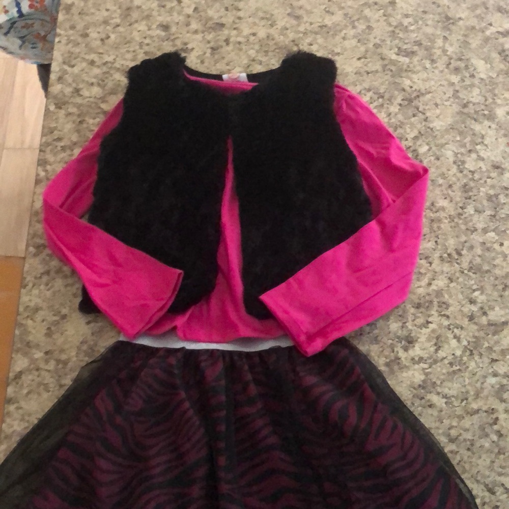 NWT Skirt, vest, and shirt outfit